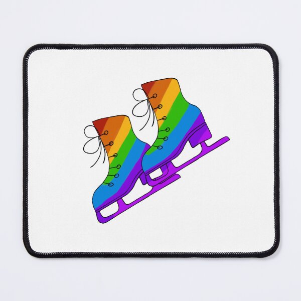 Item preview, Skate With Pride Rainbow Figure Skates LGBTQ designed and sold by brownie2109.