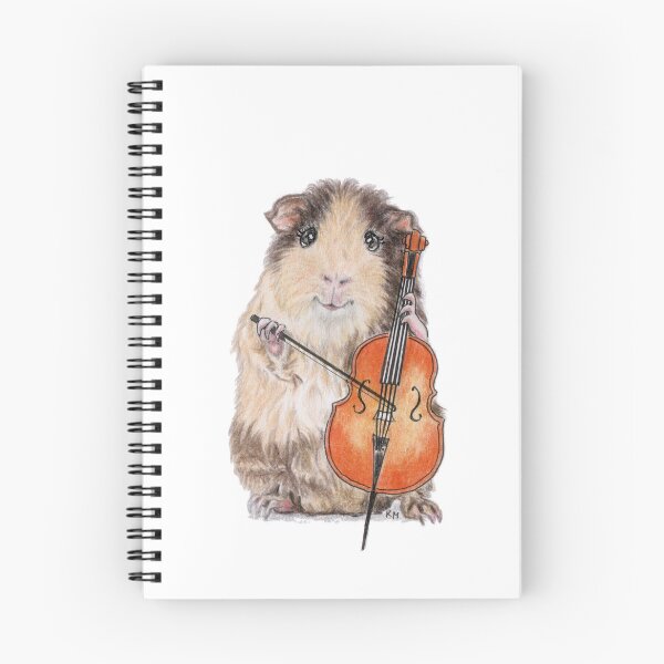 Item preview, Guinea pig cellist cello player designed and sold by Katerina Makarova.