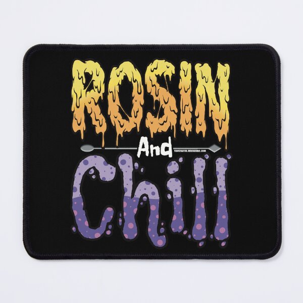 Item preview, Rosin and chill Colorful Drippy Stoner Art and Dab Tool Iight purple and purple bubble designed and sold by YomeHayin.