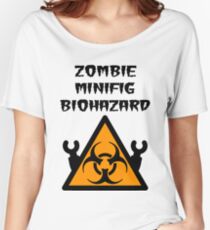 ZOMBIE MINIFIG BIOHAZARD Women's Relaxed Fit T-Shirt