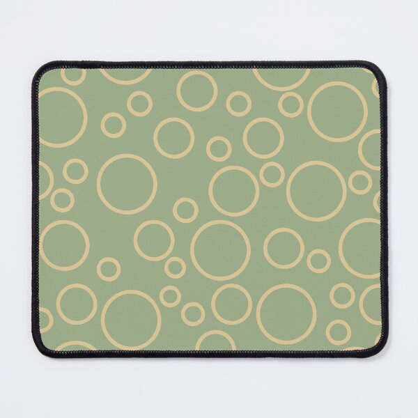Item preview, Wheat Color Bubbles Sage Green Background designed and sold by Smart-Arts.