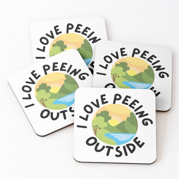 Item preview, I Love Peeing Outside designed and sold by Randa Ranmania.