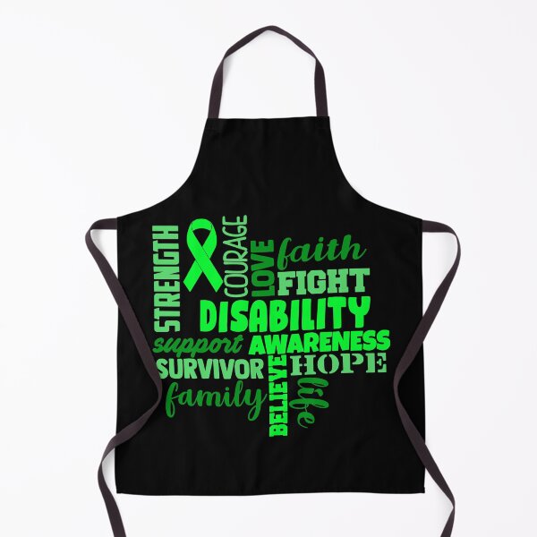 Item preview, Disability Awareness - Strength Courage Faith Hope Love Fight Support Survivor Family Life Believe designed and sold by Hilten.