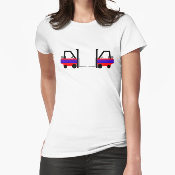 Forklift Precision Driving Team Fitted T-Shirt