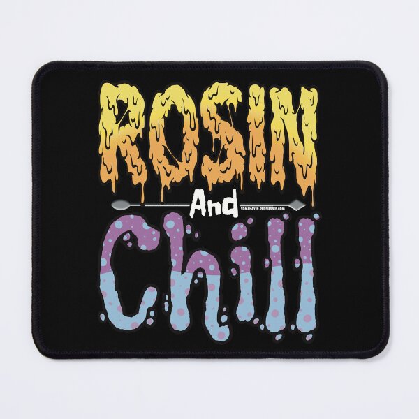 Item preview, Rosin and chill Colorful Drippy Stoner Art and Dab Tool Iight purple and light blue bubble designed and sold by YomeHayin.