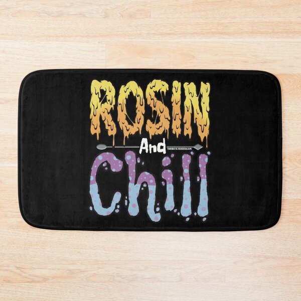 Item preview, Rosin and chill Colorful Drippy Stoner Art and Dab Tool Iight purple and light blue bubble designed and sold by YomeHayin.