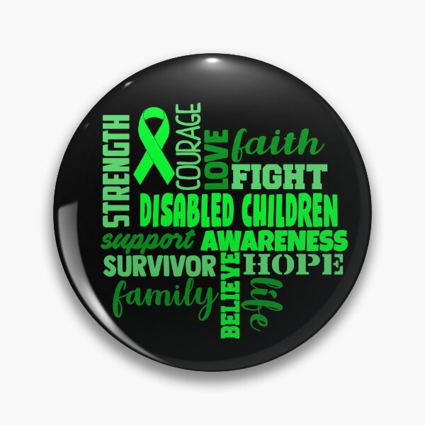 Item preview, Disabled Children Awareness - Strength Courage Faith Hope Love Fight Support Survivor Family Life Believe designed and sold by Hilten.