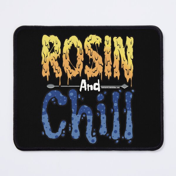 Item preview, Rosin and chill Colorful Drippy Stoner Art and Dab Tool Dark blue and light blue bubble designed and sold by YomeHayin.