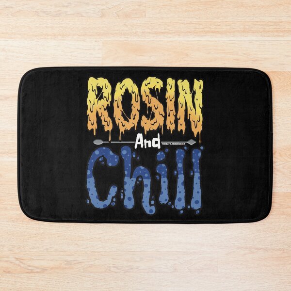 Item preview, Rosin and chill Colorful Drippy Stoner Art and Dab Tool Dark blue and light blue bubble designed and sold by YomeHayin.