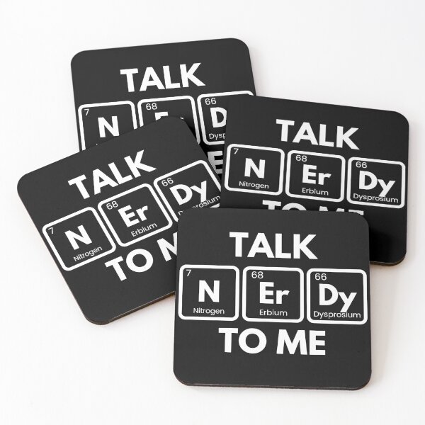 Item preview, Talk Nerdy To Me Funny Periodic Table Pun designed and sold by LaughingHorseCo.