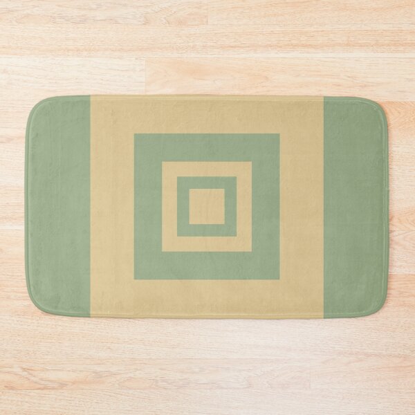 Item preview, Square Pattern Wheat Color and Sage Green Chic designed and sold by Smart-Arts.