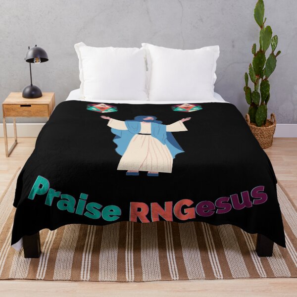 Item preview, Praise RNGesus RNG jesus Sticker designed and sold by DanLopesMerch.
