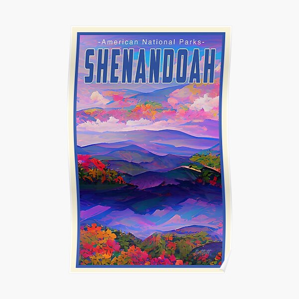 "Virginia Travel Shenandoah National Park" Poster for Sale by