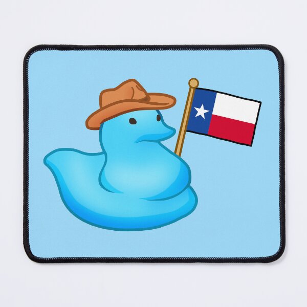 Item preview, Texas Cowboy Peeps - Blue Marshmallow Peep Chick w/ TX State Flag & Cowboy Hat designed and sold by Zphal.