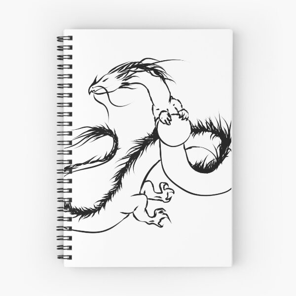 Item preview, Minimalist Eastern Dragon with Orb designed and sold by CoPriArt.