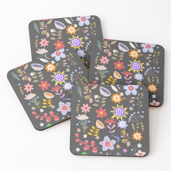 Item preview, Nature Leafs Trees Flower Petals pattern designed and sold by Delicarte.