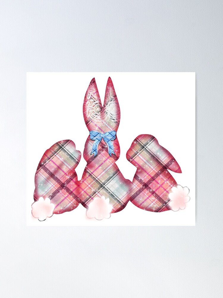 Poster Pink Plaid 