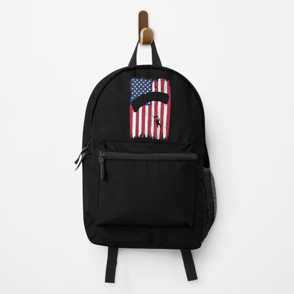 Item preview, Parachutist American Flag USA Skydiver Patriot designed and sold by DadJokeDescript.