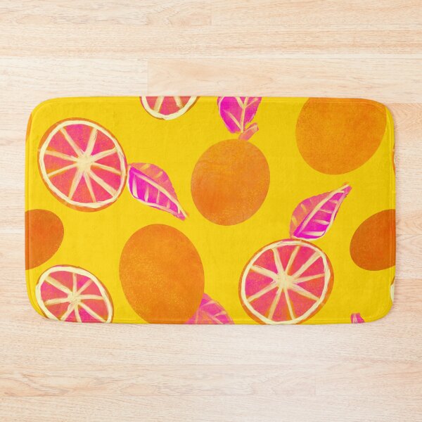 Item preview, citrus toss on sunny yellow designed and sold by rysunki-malunki.