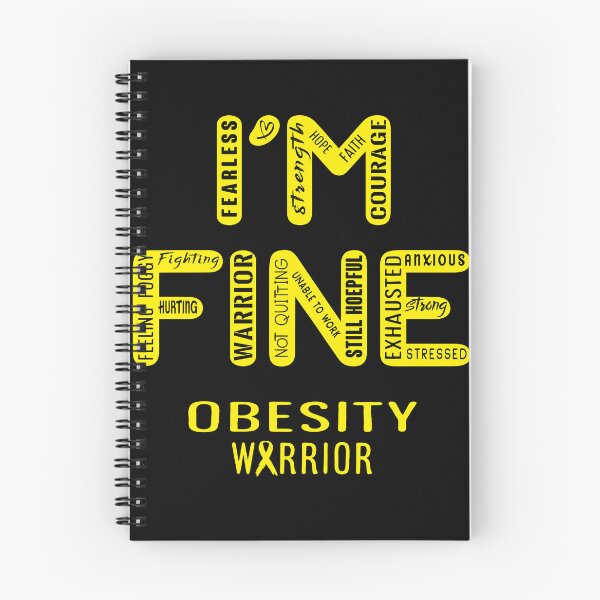 Item preview, Obesity Warrior - I Am FINE, Support Obesity Warrior Support Gifts designed and sold by RidnerStore.