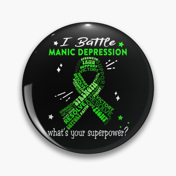 Item preview, Manic Depression Warrior - I Battle Manic Depression What's Your Superpower? designed and sold by ArangoaStore.