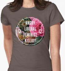 Angry Liberal Feminist Killjoy Women's Fitted T-Shirt