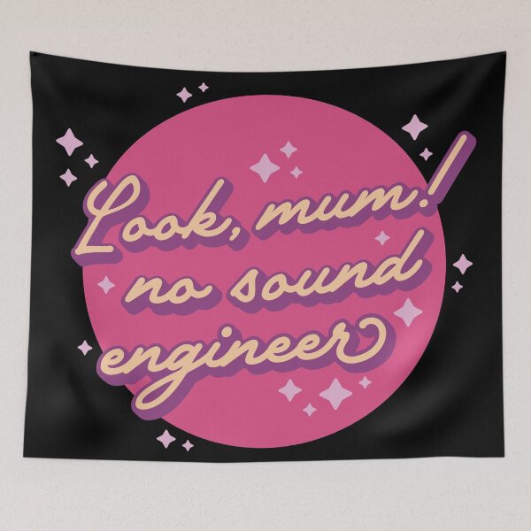 Item preview, Look, mum! No sound engineer designed and sold by Rigipedia.