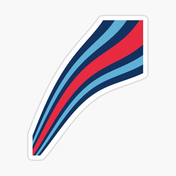 F1 Martini Stripes - Formula One Sticker