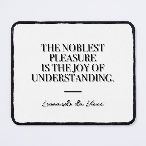 Item preview, The noblest pleasure is the joy of understanding (black) designed and sold by didijuca.