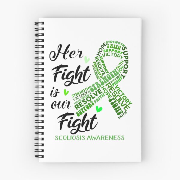 Item preview, Scoliosis Warrior, Her Fight is our Fight Scoliosis Awareness designed and sold by Greggwillard.