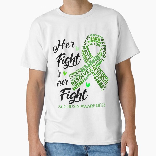 Item preview, Scoliosis Warrior, Her Fight is our Fight Scoliosis Awareness designed and sold by Greggwillard.