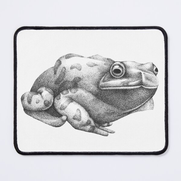 Item preview, Common African Toad Scientific Illustration designed and sold by charcoalfrog.