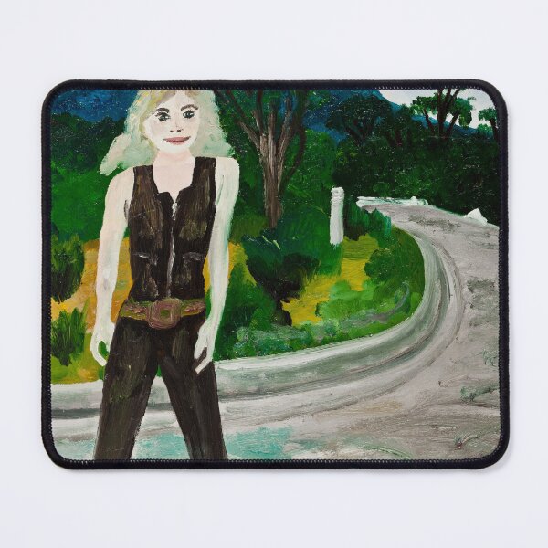 Item preview, Girl at Mt Nelson Lookout designed and sold by JDLPaintings.