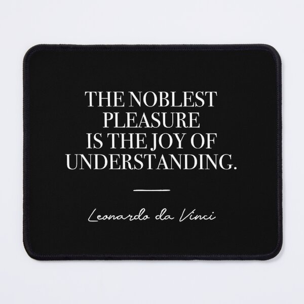 Item preview, The noblest pleasure is the joy of understanding (white) designed and sold by didijuca.