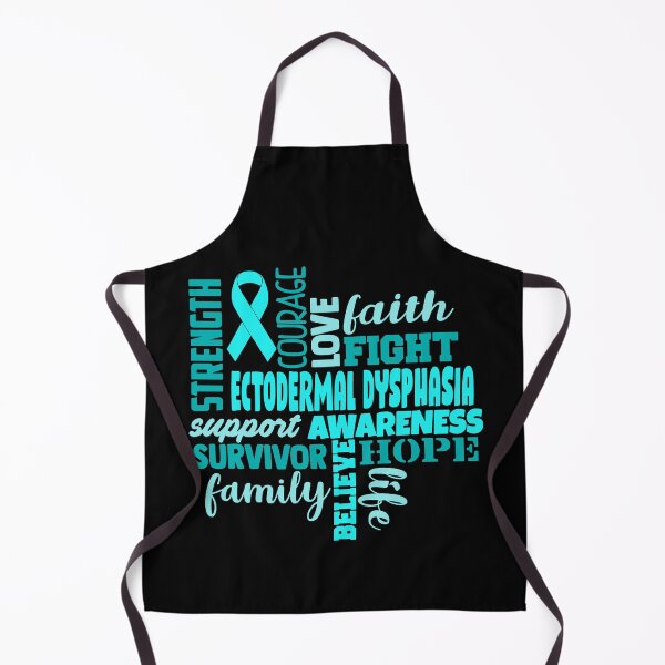 Item preview, Ectodermal Dysphasia Awareness - Strength Courage Faith Hope Love Fight Support Survivor Family Life Believe designed and sold by Hilten.