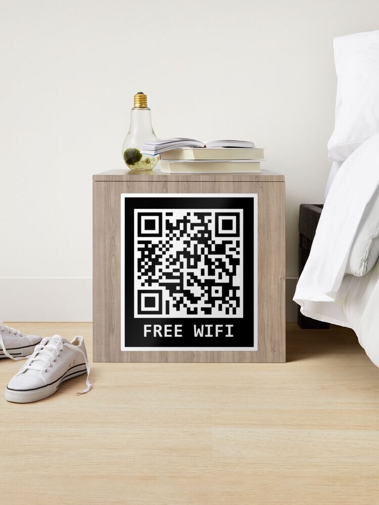 Rick Roll QR Code Wifi Sign Prank : : Industrial & Scientific