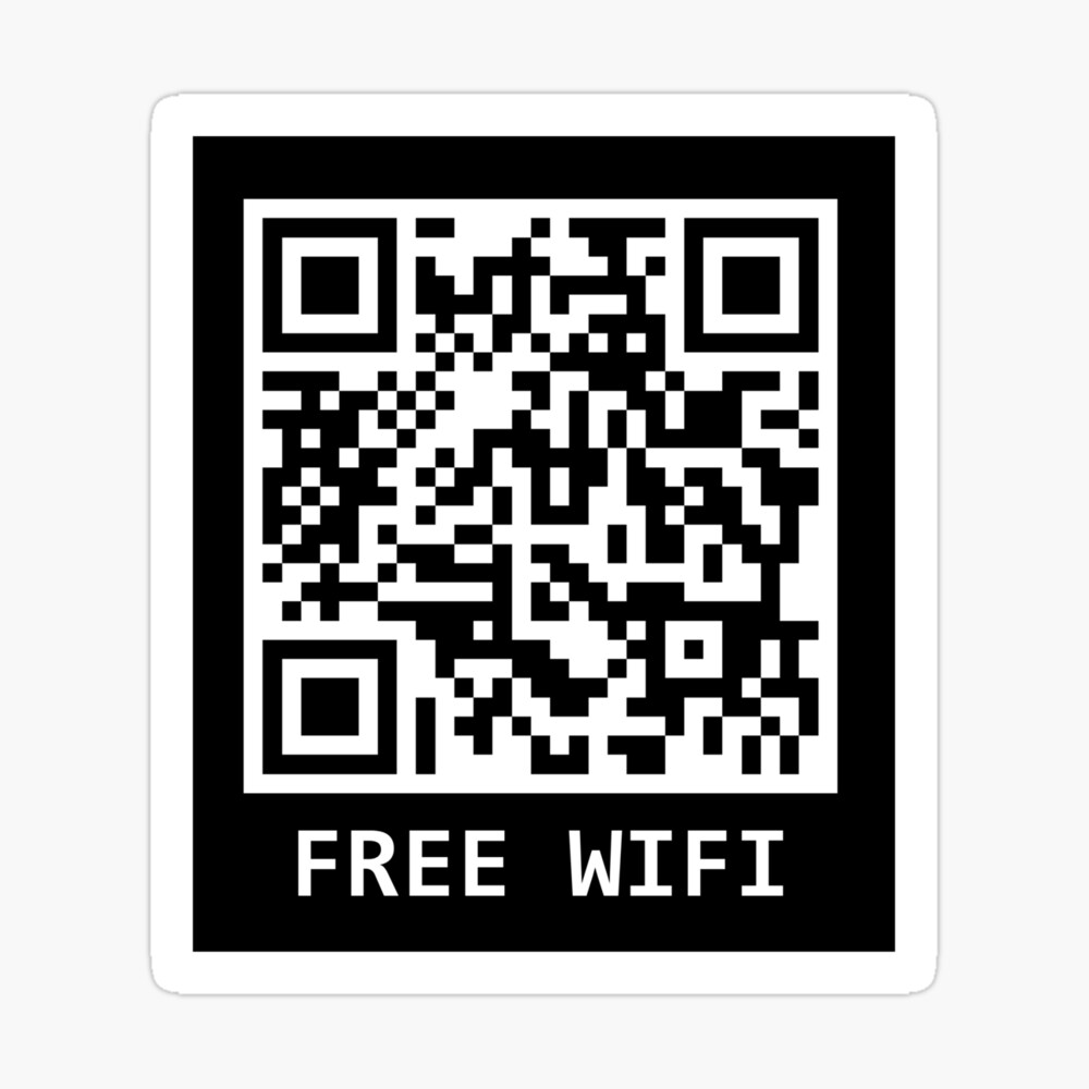 Rick Roll Prank QR Code Wi-Fi Sign