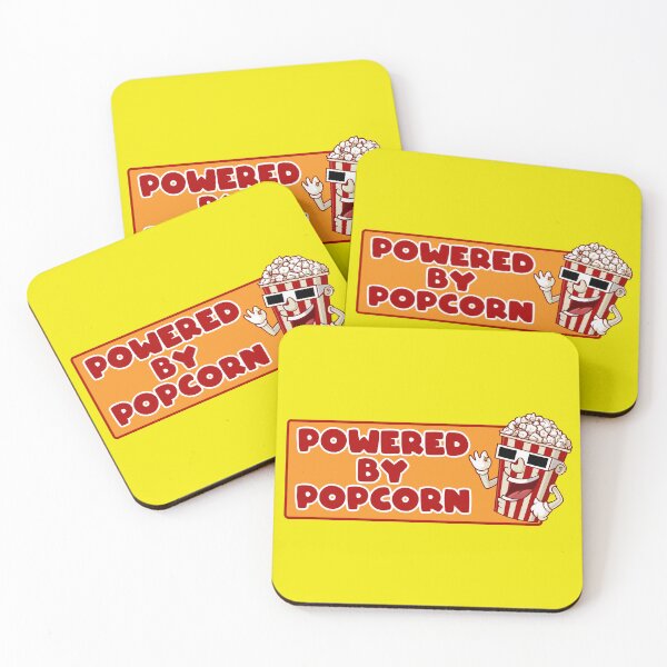 Item preview, Powered By Popcorn designed and sold by TheCrazyBear.
