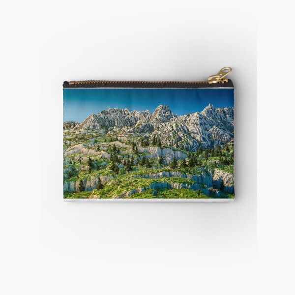 Item preview, Minecraft Landscape Mountains designed and sold by topitoff.