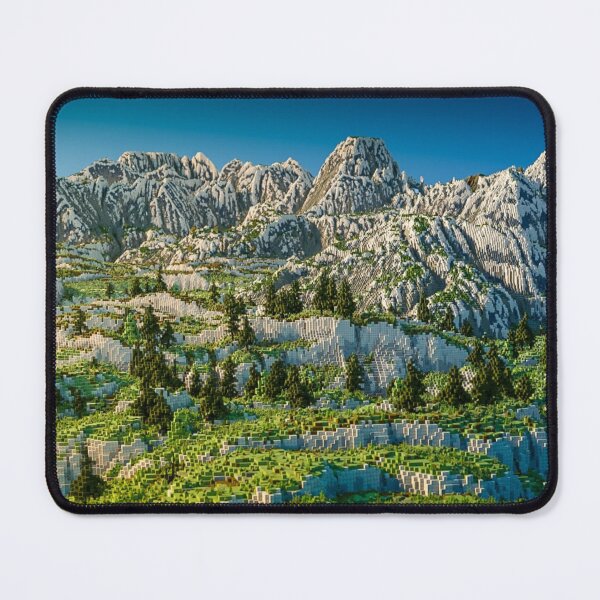 Item preview, Minecraft Landscape Mountains designed and sold by topitoff.