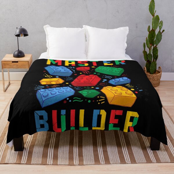 Item preview, Brick Builder Funny Blocks Master Builder quotes for kids designed and sold by BrennaEirlys.