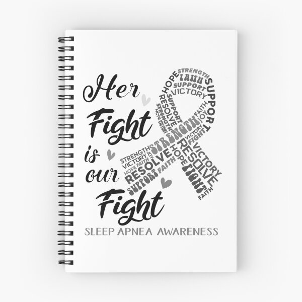 Item preview, Sleep Apnea Warrior, Her Fight is our Fight Sleep Apnea Awareness designed and sold by Greggwillard.