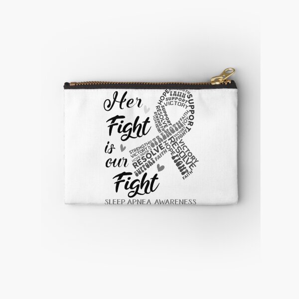 Item preview, Sleep Apnea Warrior, Her Fight is our Fight Sleep Apnea Awareness designed and sold by Greggwillard.