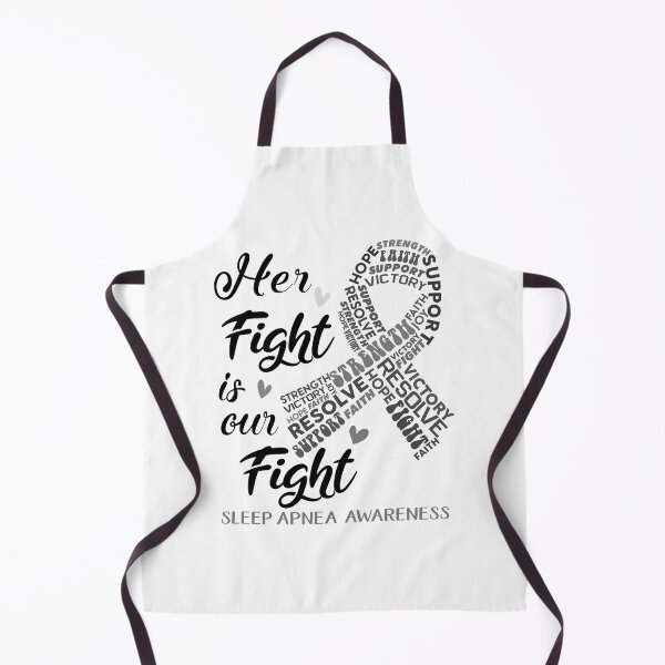 Item preview, Sleep Apnea Warrior, Her Fight is our Fight Sleep Apnea Awareness designed and sold by Greggwillard.