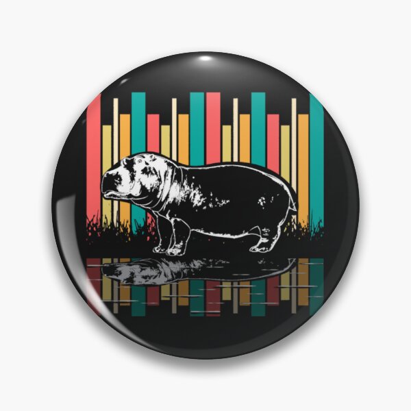 Item preview, Vintage Save Hippos african wildlife designed and sold by ClamenTaon.