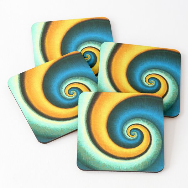 Item preview, Abstract Art | Fibonacci spiral, linify designed and sold by blackhalt.