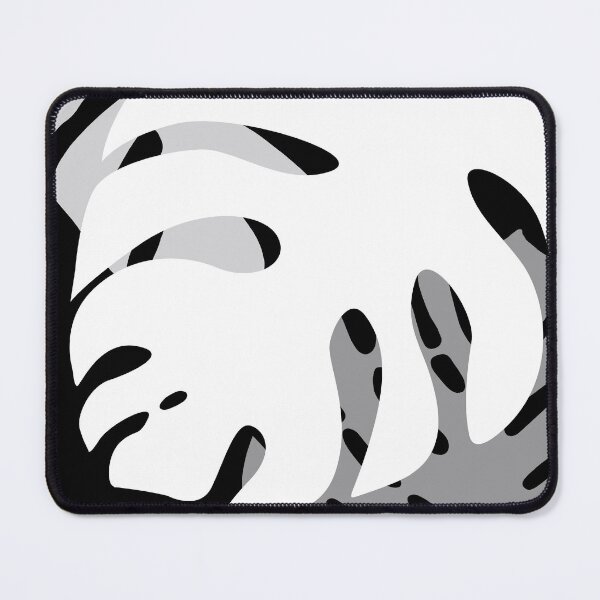 Item preview, Tropics In Black and White I tropical monstera leaf designed and sold by Glimmersmith.