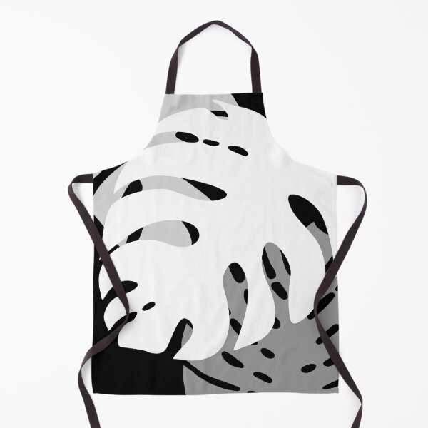 Item preview, Tropics In Black and White I tropical monstera leaf designed and sold by Glimmersmith.