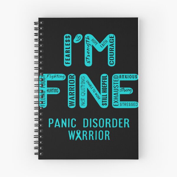 Item preview, Panic Disorder Warrior - I Am FINE, Support Panic Disorder Warrior Support Gifts designed and sold by RidnerStore.