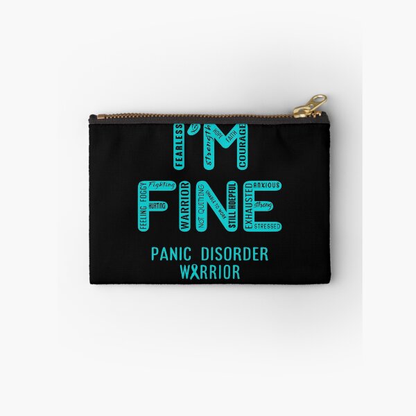 Item preview, Panic Disorder Warrior - I Am FINE, Support Panic Disorder Warrior Support Gifts designed and sold by RidnerStore.